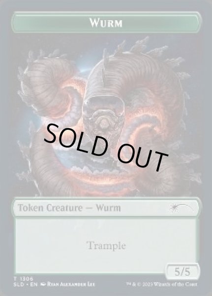 画像1: (FOIL)(1306)ワームトークン/Wurm Token《英語》【SLD】 (1)