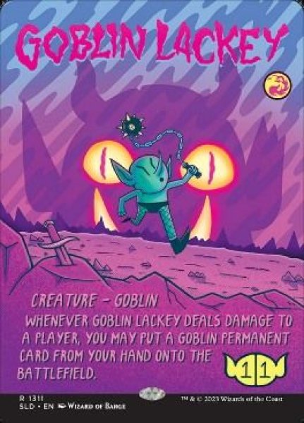 画像1: [EX](1311)ゴブリンの従僕/Goblin Lackey《英語》【SLD】 (1)