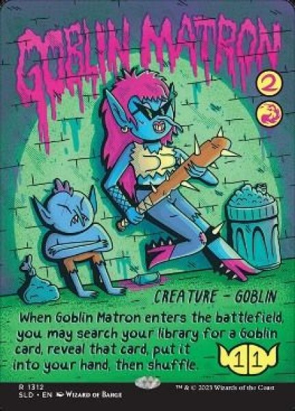 画像1: (1312)ゴブリンの女看守/Goblin Matron《英語》【SLD】 (1)