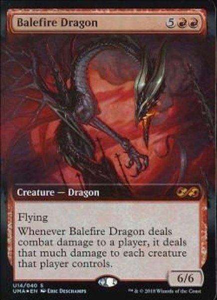 画像1: (FOIL)災火のドラゴン/Balefire Dragon《英語》【UBT】 (1)