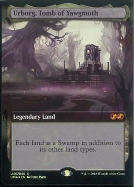 画像1: [EX+](FOIL)ヨーグモスの墳墓、アーボーグ/Urborg, Tomb of Yawgmoth《英語》【UBT】 (1)