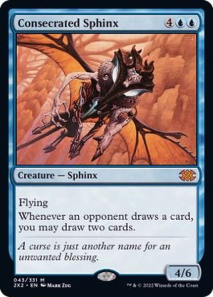 画像1: [EX+](FOIL)聖別されたスフィンクス/Consecrated Sphinx《英語》【2X2】 (1)