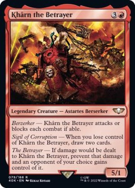 画像1: 裏切者、カーン/Kharn the Betrayer《英語》【40K】 (1)