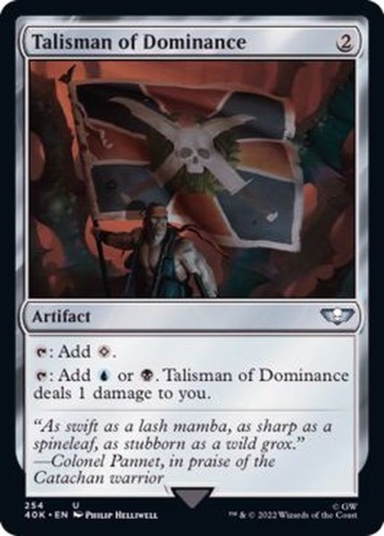 画像1: (254)威圧のタリスマン/Talisman of Dominance《英語》【40K】 (1)