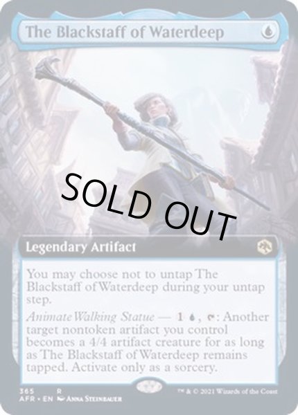 画像1: [EX+](FOIL)(フルアート)ウォーターディープの黒杖/The Blackstaff of Waterdeep《英語》【AFR】 (1)