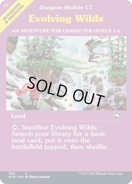 画像1: (FOIL)(フルアート)進化する未開地/Evolving Wilds《英語》【AFR】 (1)