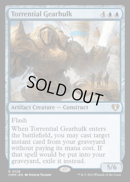 画像1: [EX+](FOIL)奔流の機械巨人/Torrential Gearhulk《英語》【CMM】 (1)