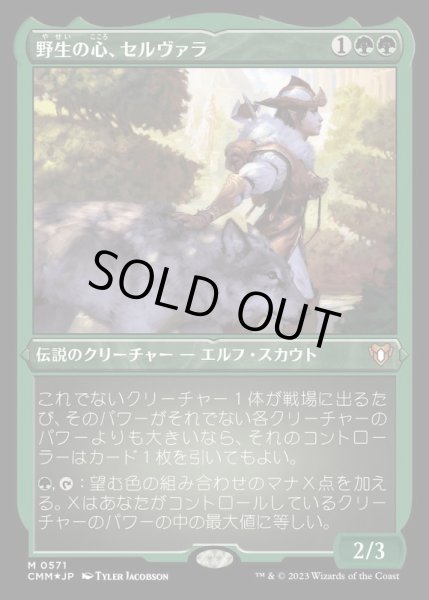 画像1: (エッチングFOIL)野生の心、セルヴァラ/Selvala, Heart of the Wilds《日本語》【CMM】 (1)