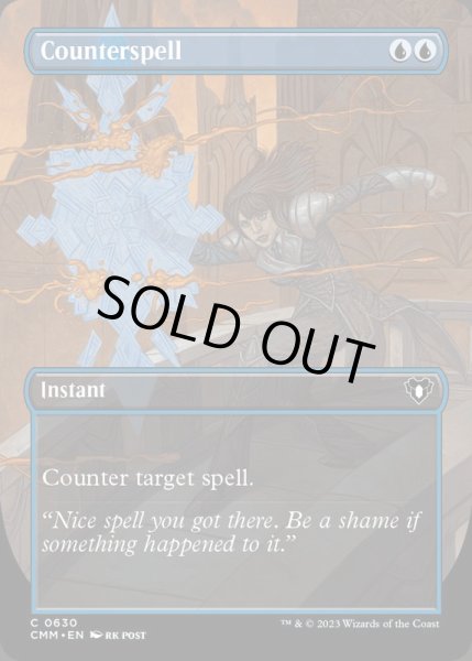 画像1: (FOIL)(フルアート)対抗呪文/Counterspell《英語》【CMM】 (1)