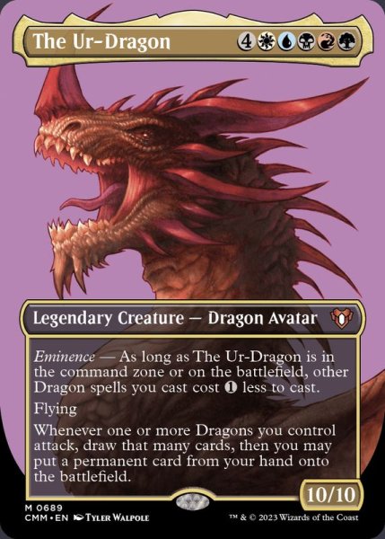 画像1: [EX+](フルアート)始祖ドラゴン/The Ur-Dragon《英語》【CMM】 (1)
