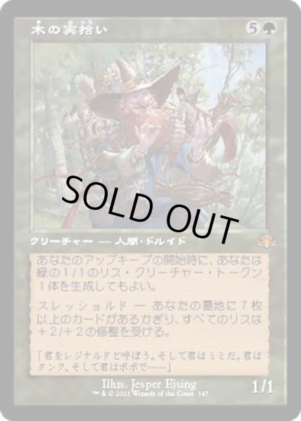 画像1: [EX+](FOIL)(旧枠仕様)木の実拾い/Nut Collector《日本語》【DMR】 (1)