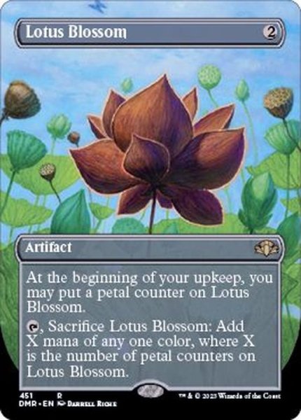 画像1: (フルアート)水蓮の花/Lotus Blossom《英語》【DMR】 (1)