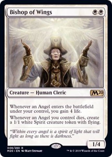 画像1: [EX+]翼の司教/Bishop of Wings《英語》【M20】 (1)