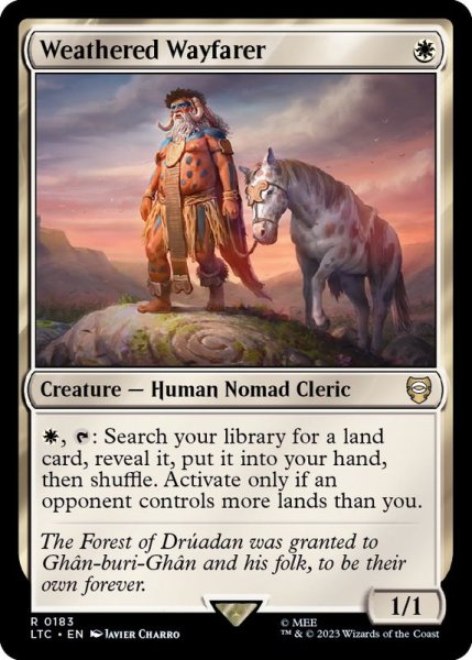 画像1: 雨ざらしの旅人/Weathered Wayfarer《英語》【LTC】 (1)
