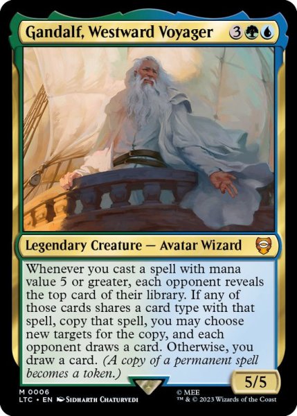 画像1: 西方への航海者、ガンダルフ/Gandalf, Westward Voyager《英語》【LTC】 (1)
