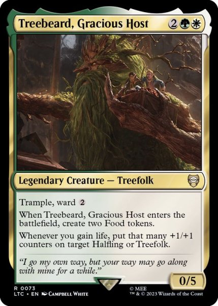 画像1: 親切にもてなす者、木の鬚/Treebeard, Gracious Host《英語》【LTC】 (1)