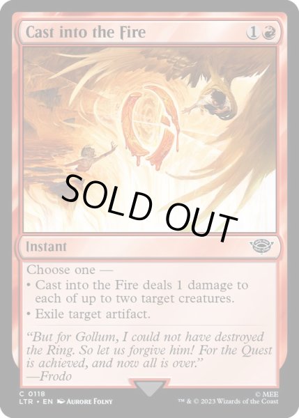 画像1: [EX+](FOIL)火の中へ投げ捨てる/Cast into the Fire《英語》【LTR】 (1)