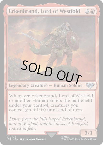 画像1: [EX+]ウェストフォルドの領主、エルケンブランド/Erkenbrand, Lord of Westfold《英語》【LTR】 (1)