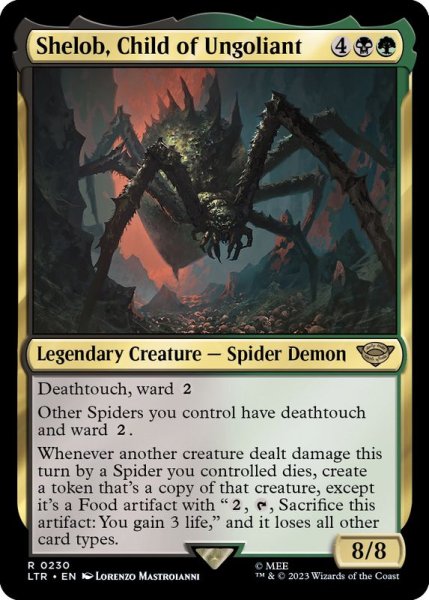 画像1: (FOIL)ウンゴリアントの末裔、シェロブ/Shelob, Child of Ungoliant《英語》【LTR】 (1)