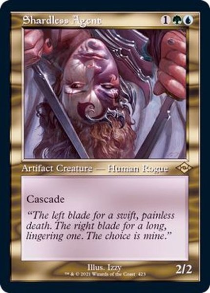 画像1: [EX+](FOIL)(旧枠仕様)断片無き工作員/Shardless Agent《英語》【MH2】 (1)
