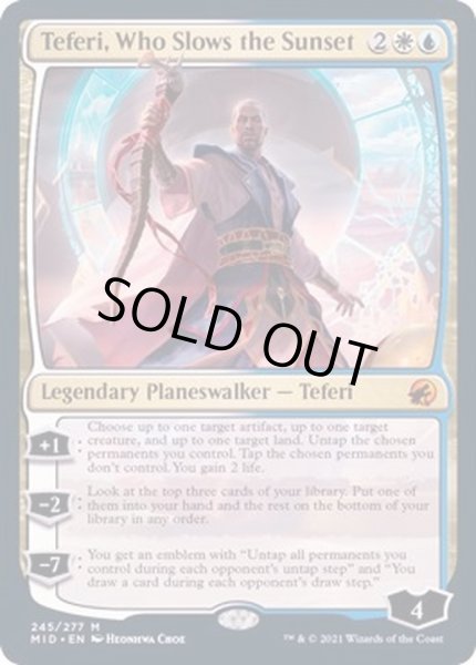 画像1: [EX+]日没を遅らせる者、テフェリー/Teferi, Who Slows the Sunset《英語》【MID】 (1)