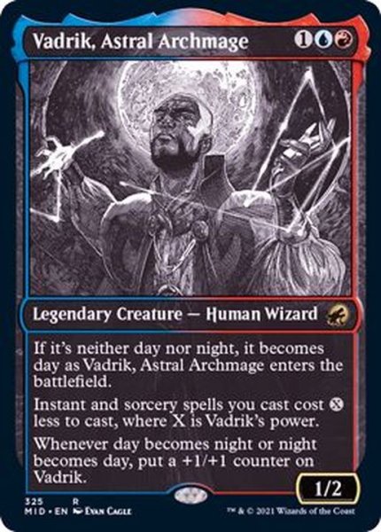 画像1: (FOIL)(ショーケース枠)星の大魔導師、ヴァドリック/Vadrik, Astral Archmage《英語》【MID】 (1)