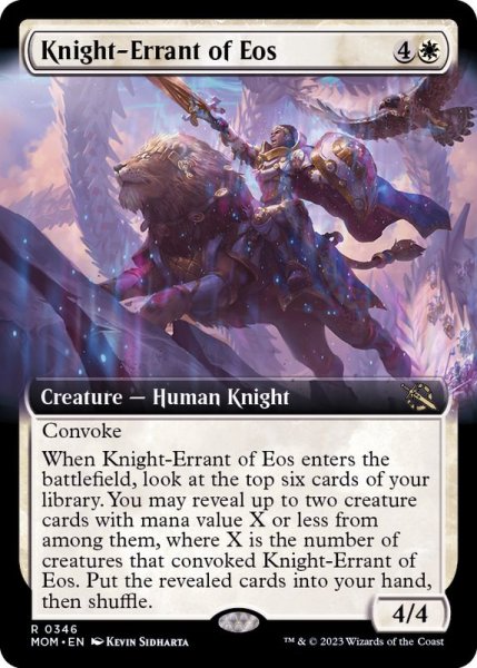 画像1: [EX+](フルアート)イーオスの遍歴の騎士/Knight-Errant of Eos《英語》【MOM】 (1)