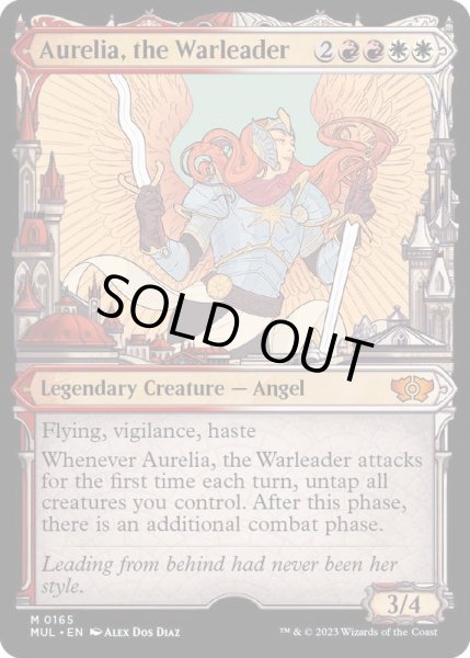 画像1: (ハローFOIL)戦導者オレリア/Aurelia, the Warleader《英語》【MUL】 (1)