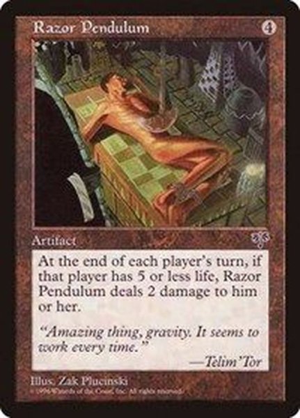 画像1: [EX+]刃の振り子/Razor Pendulum《日本語》【MIR】 (1)
