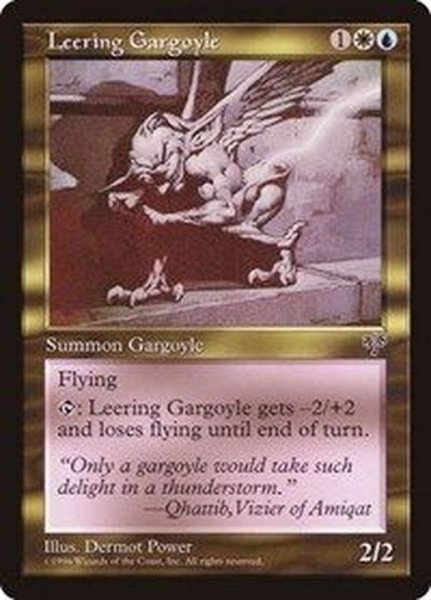 画像1: [EX+]抜目ないガーゴイル/Leering Gargoyle《英語》【MIR】 (1)