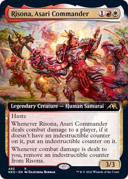 画像1: (フルアート)浅利の司令官、理想那/Risona, Asari Commander《英語》【NEO】 (1)