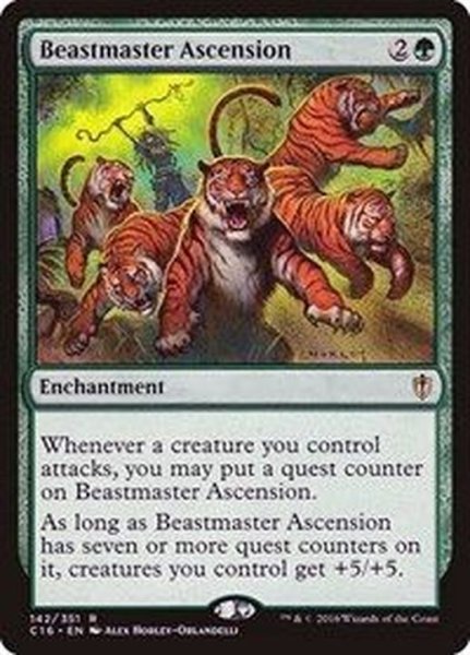 画像1: 獣使いの昇天/Beastmaster Ascension《日本語》【Commander 2016】 (1)
