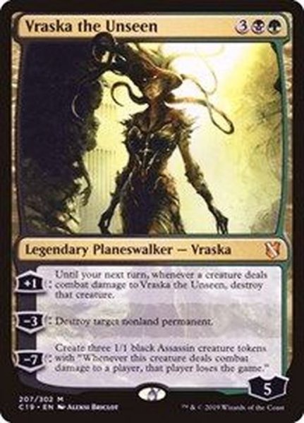 画像1: 見えざる者、ヴラスカ/Vraska the Unseen《日本語》【Commander 2019】 (1)