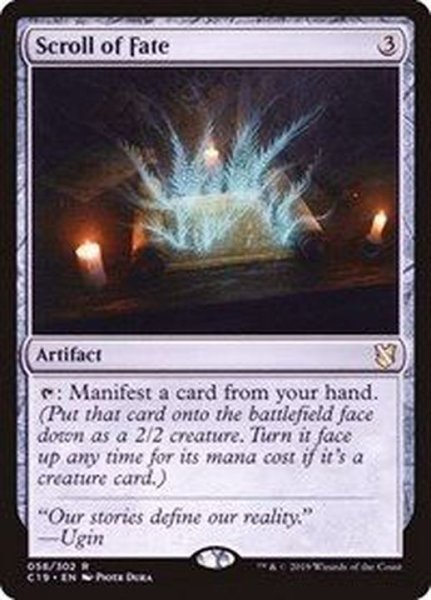 画像1: [EX+]運命の巻物/Scroll of Fate《英語》【Commander 2019】 (1)