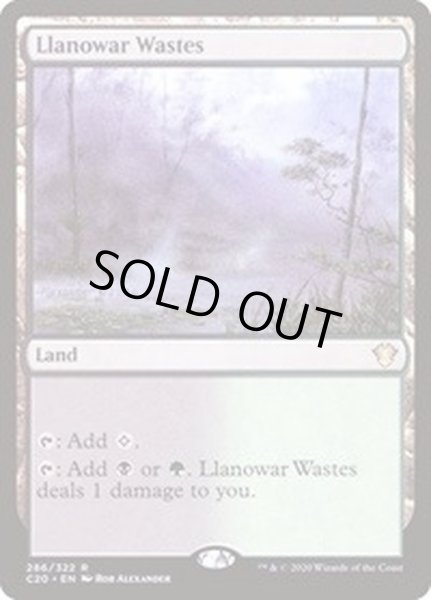 画像1: [EX+]ラノワールの荒原/Llanowar Wastes《日本語》【Commander 2020】 (1)