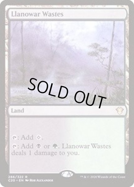 画像1: [EX+]ラノワールの荒原/Llanowar Wastes《英語》【Commander 2020】 (1)