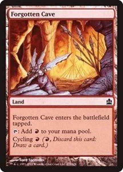 画像1: [EX+]忘れられた洞窟/Forgotten Cave《日本語》【Commander】 (1)
