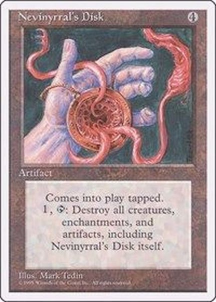 画像1: [EX]ネビニラルの円盤/Nevinyrral's Disk《日本語》【4ED】 (1)