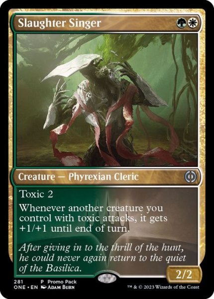 画像1: (FOIL)(281)殺戮の歌い手/Slaughter Singer《英語》【ONE】 (1)