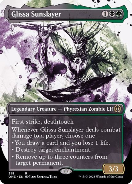 画像1: (FOIL)(ショーケース枠)グリッサ・サンスレイヤー/Glissa Sunslayer《英語》【ONE】 (1)
