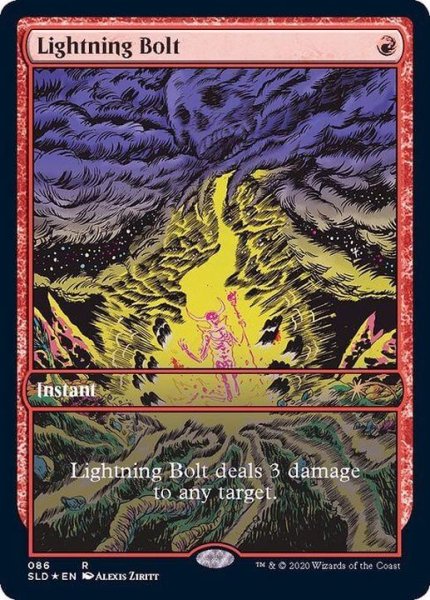 画像1: [EX](FOIL)(086)稲妻/Lightning Bolt《英語》【SLD】 (1)