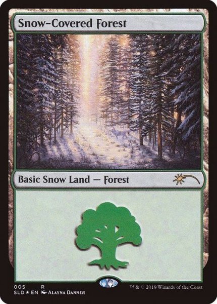 画像1: (FOIL)(005)冠雪の森/Snow-Covered Forest《英語》【SLD】 (1)