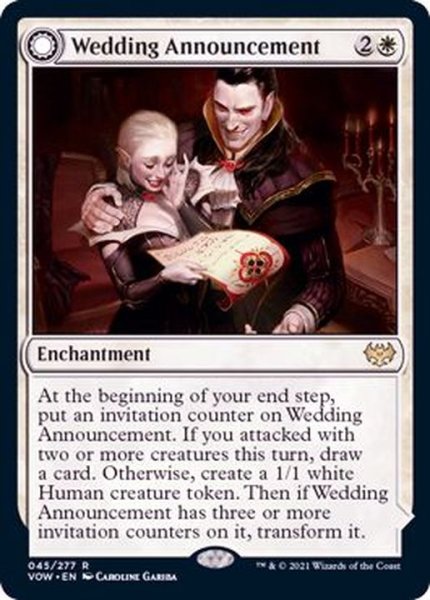 画像1: 婚礼の発表/Wedding Announcement《英語》【VOW】 (1)