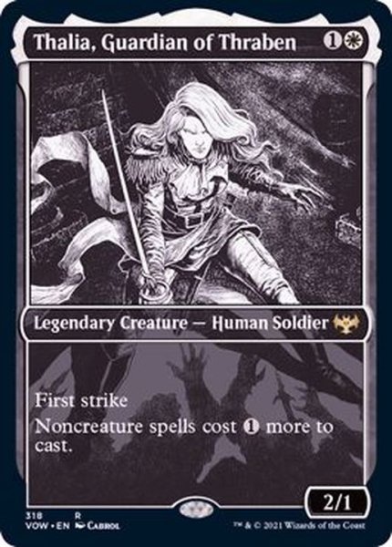 画像1: [EX+](ショーケース枠)スレイベンの守護者、サリア/Thalia, Guardian of Thraben《英語》【VOW】 (1)