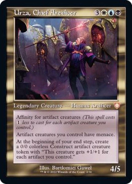 画像1: (旧枠仕様)工匠の主任、ウルザ/Urza, Chief Artificer《英語》【BRC】 (1)