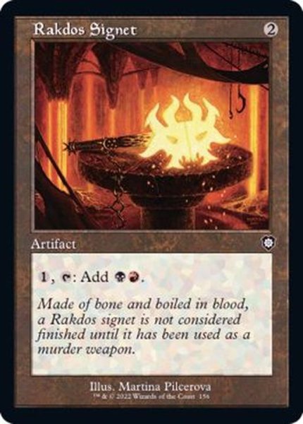画像1: [EX+](旧枠仕様)ラクドスの印鑑/Rakdos Signet《英語》【BRC】 (1)
