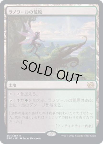 画像1: [EX+]ラノワールの荒原/Llanowar Wastes《日本語》【BRO】 (1)