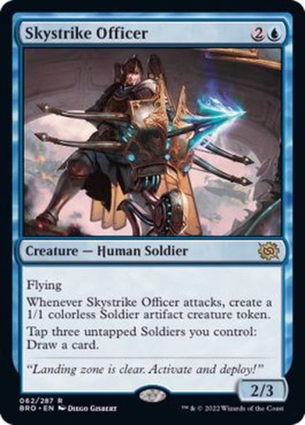 画像1: (FOIL)天空射の士官/Skystrike Officer《英語》【BRO】 (1)