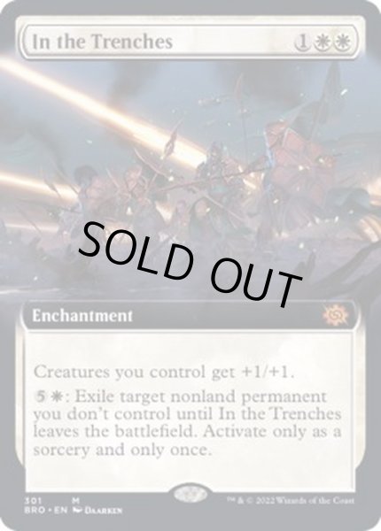 画像1: [EX+](FOIL)(フルアート)戦闘態勢/In the Trenches《英語》【BRO】 (1)
