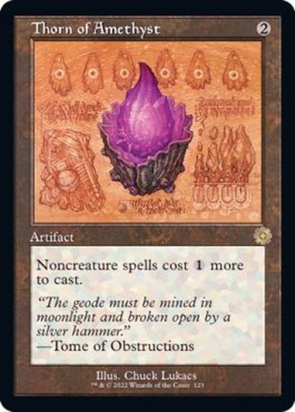 画像1: (FOIL)(設計図)アメジストのとげ/Thorn of Amethyst《英語》【BRR】 (1)